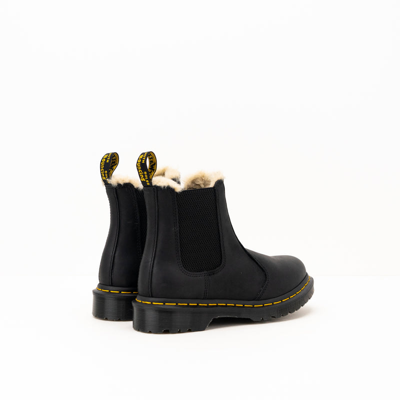 DR. MARTENS - BOOTS - LEONORE BLACK BURNISHED WYOMING 21045001