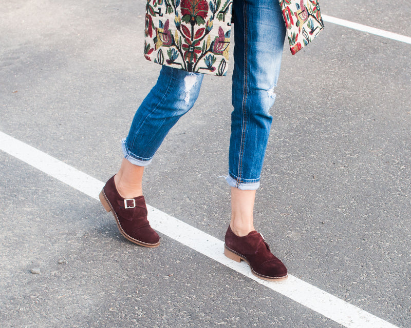 Buy monk strap shoes online 22003 serraje bordeaux funchal