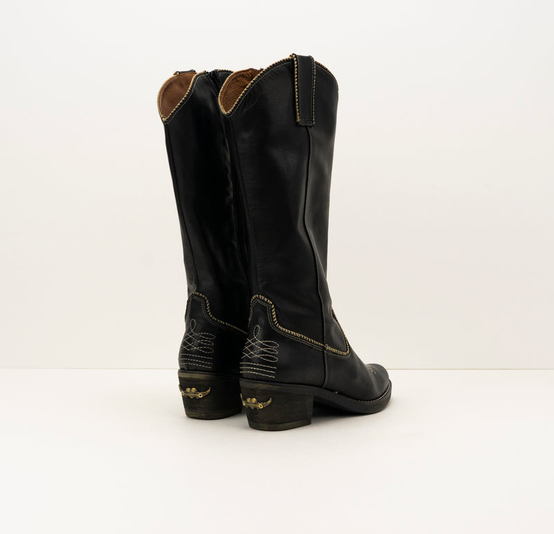 NEMONIC - BOOTS - TEXAS 2294 SAUVAGE NEGRO