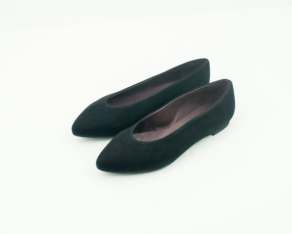 FUNCHAL - BALLET PUMPS - 23509 BLACK SUEDE
