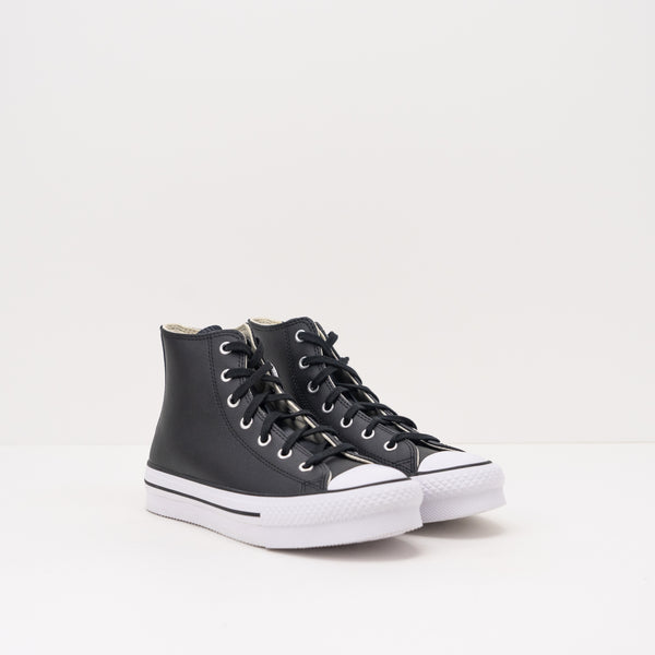 CONVERSE - ANKLE BOOT - A02485C CTAS EVA LIFT HI BLACK NATURAL IVORY WHITE