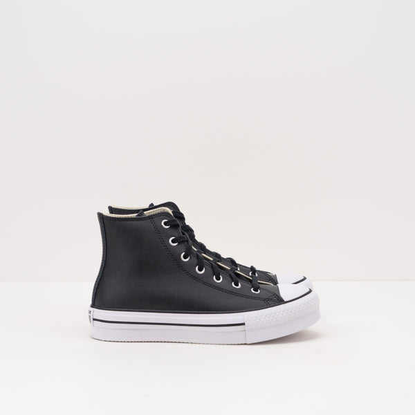 CONVERSE - ANKLE BOOT - A02485C CTAS EVA LIFT HI BLACK NATURAL IVORY WHITE