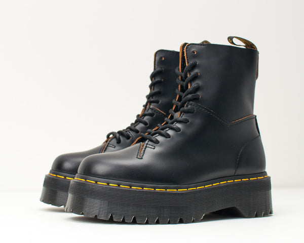 DR. MARTENS - BOOTS - JADON DECON 10-EYE SMOOTH BLACK 25240 001