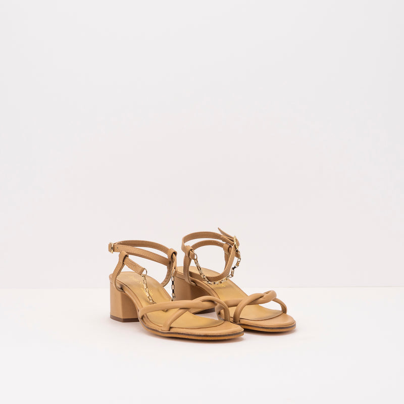 BRYAN STEPWISE - SANDAL - WIDE HEEL 2606 CAMEL