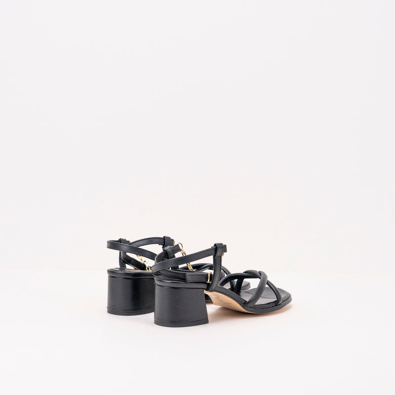 BRYAN STEPWISE - SANDAL - WIDE HEEL 2606 BLACK