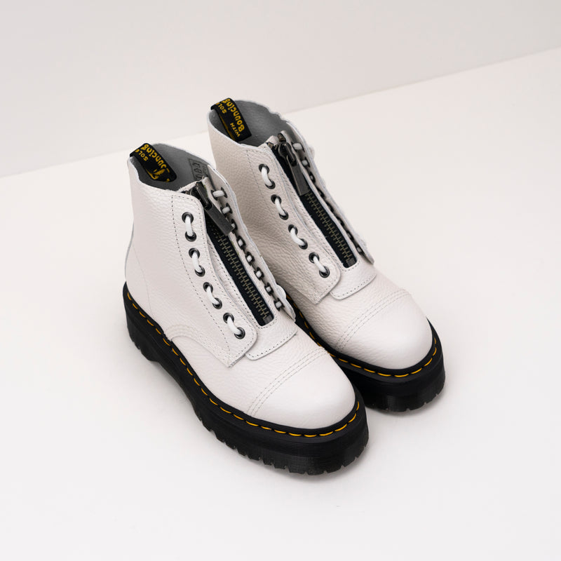 DR. MARTENS - BOOTS - SINCLAIR WHITE MILLED NAPPA 26261100