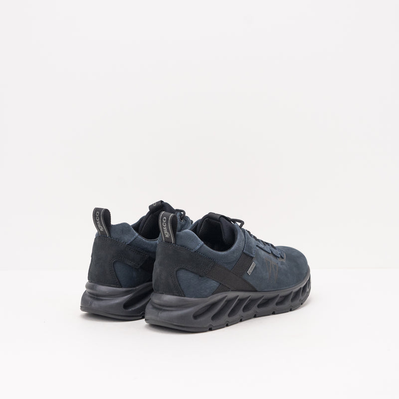 DEPORTIVO - IGI&CO - UOMO NABUK GORE-TEX GUM BLU SCURO