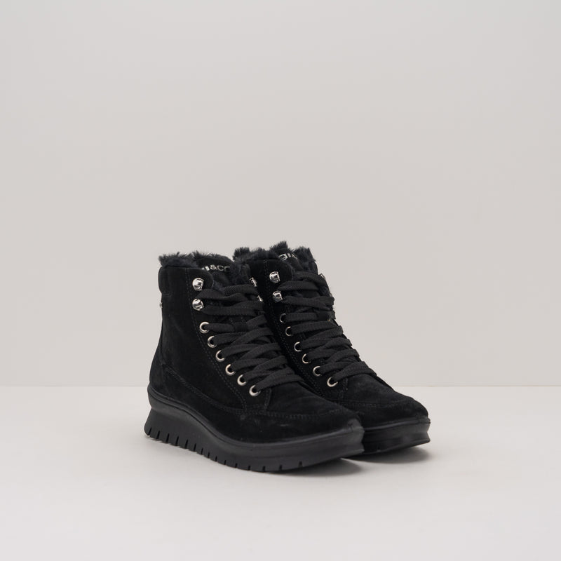 BOTÍN - IGI&CO - DONNA SCAM GORE-TEX SUPER 10/12 NERO