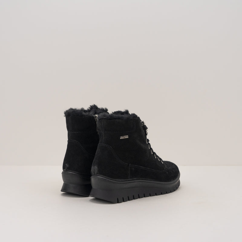 BOTÍN - IGI&CO - DONNA SCAM GORE-TEX SUPER 10/12 NERO
