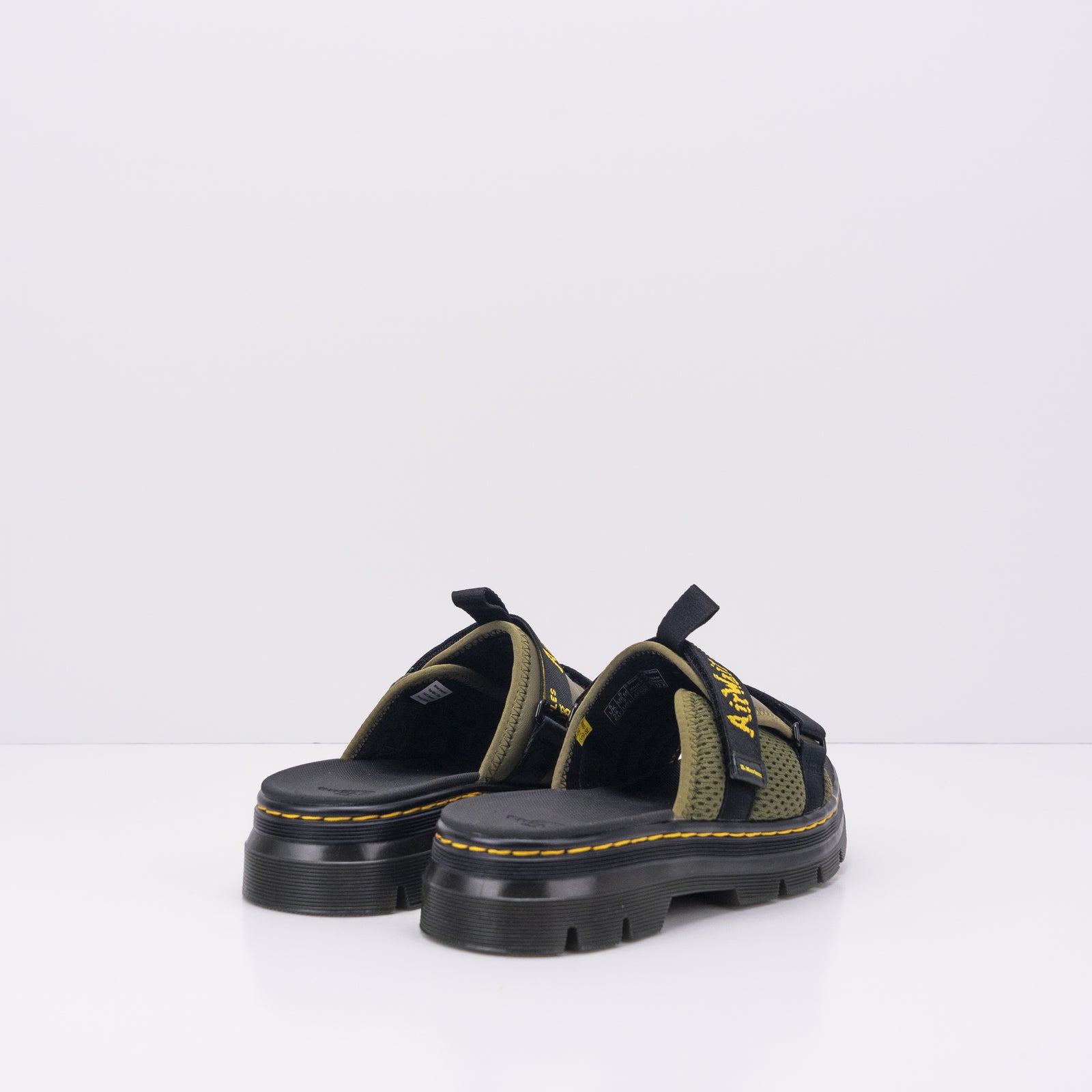 DR. MARTENS SANDALS MILITARY STYLE AYCE DMS OLIVE 30852538