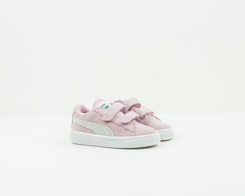 ZAPATILLA DE NIÑA - PUMA - SUEDE 2 STRAPS INF PINK LADY TEAM GOLD 356274 23