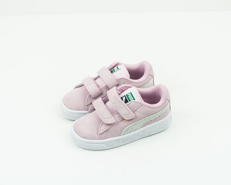 ZAPATILLA DE NIÑA - PUMA - SUEDE 2 STRAPS INF PINK LADY TEAM GOLD 356274 23