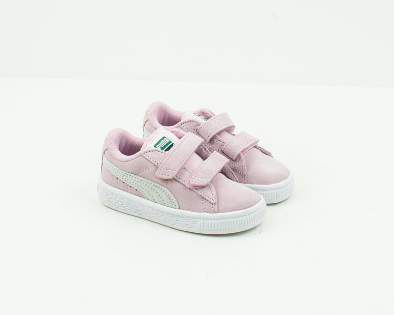 PUMA - KID'S SNEAKERS - SUEDE 2 STRAPS INF PINK LADY TEAM GOLD 356274 23