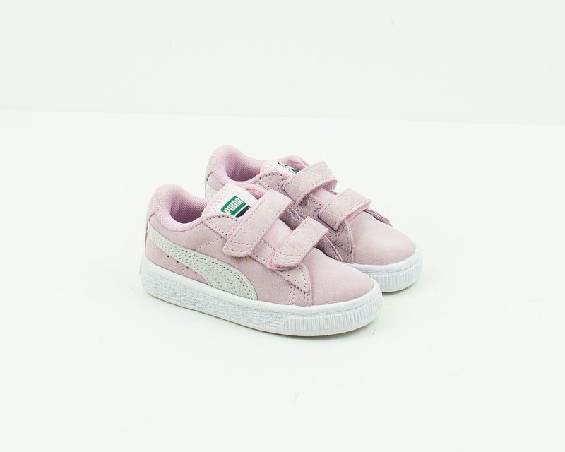 ZAPATILLA DE NIÑA - PUMA - SUEDE 2 STRAPS INF PINK LADY TEAM GOLD 356274 23