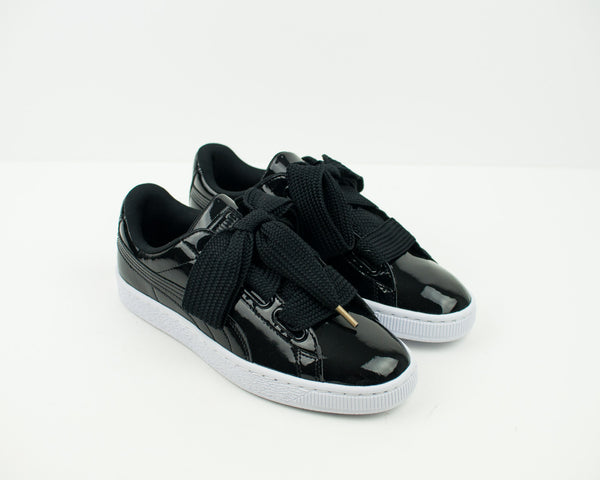 ZAPATILLA - PUMA - BASKET HEART PATENT WN'S PUMA BLACK PUMA 363073 01