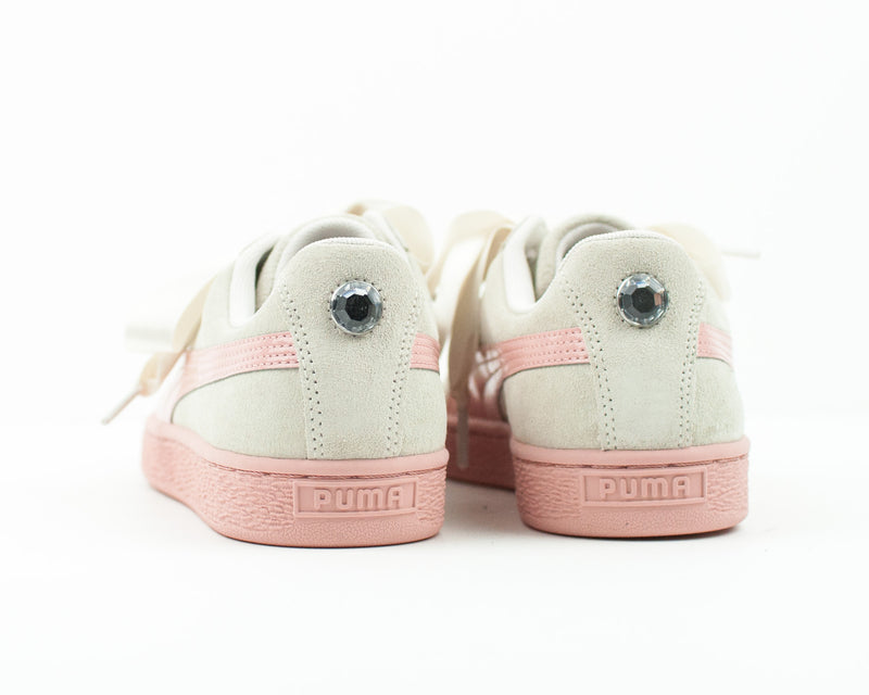 ZAPATILLA DE NIÑA - PUMA - SUEDE HEART JEWEL PS WHISPER WHITE PEACH 365139 02