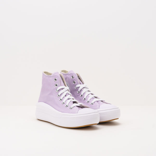 CONVERSE -  BOOTY - MOVE HI PALE AMETHYST WHITE 572722C