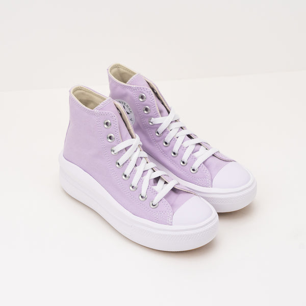 CONVERSE -  BOOTY - MOVE HI PALE AMETHYST WHITE 572722C