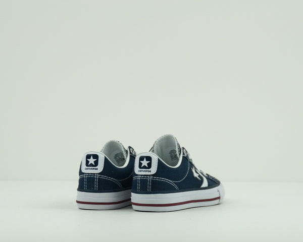 CONVERSE - KID'S SNEAKERS - 636930C STAR PLAYER EV OX NAVY WHITE JUNIOR