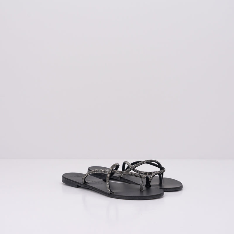 SANDALIA - NICOLAS LAINAS - NEGRO
