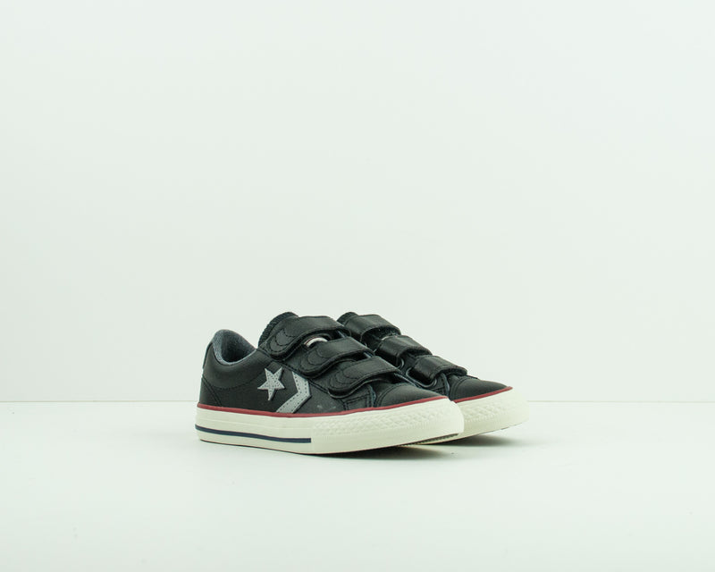 ZAPATILLA DE NIÑO - CONVERSE - 658155C STAR PLAYER EV 3V LEATHER OX BLACK DOLPHIN EGRET