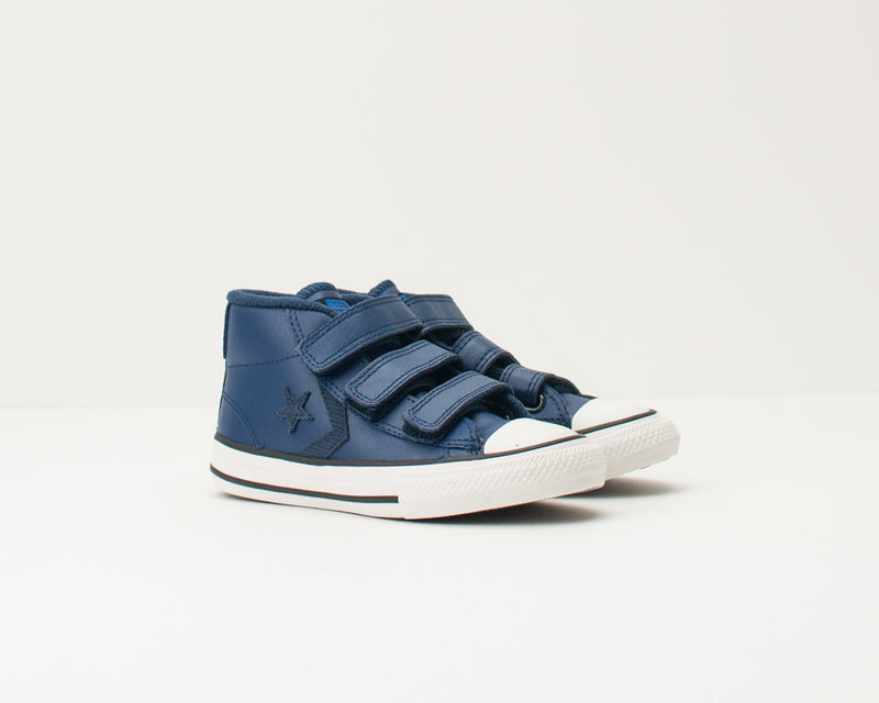 ZAPATILLA DE NIÑA Y NIÑO - CONVERSE - 665269C STAR PLAYER 3V MID BLUE