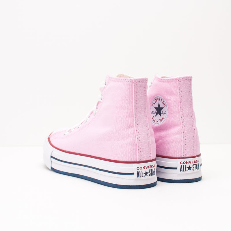 ZAPATILLA-CONVERSE-671106C CTAS EVA LIFT HI PINK GLAZE WHITE 34-38.5