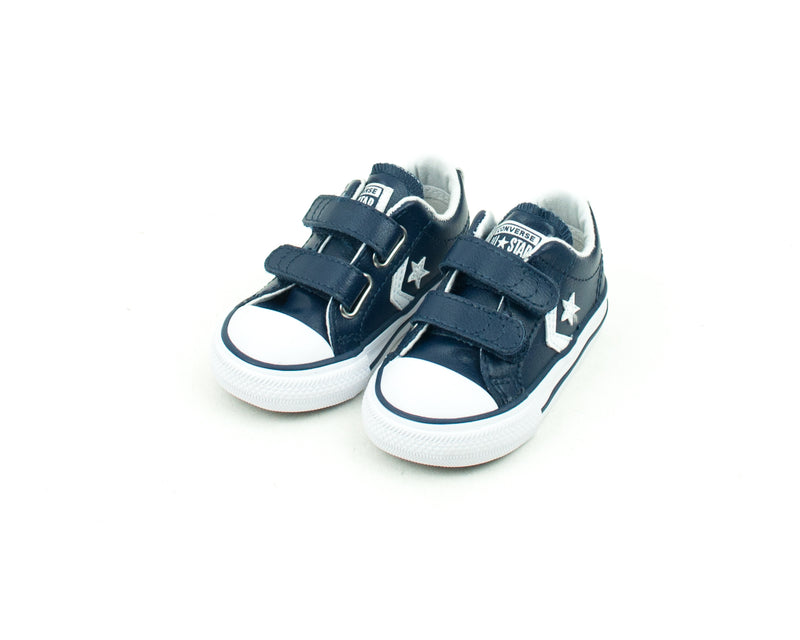 CONVERSE - KID'S SNEAKERS - 746139C STAR PLAYER 2V OX NAVY WHITE