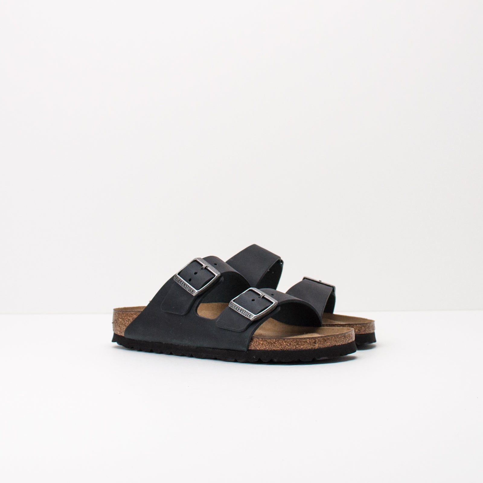 【27cm】＜BIRKENSTOCK＞Arizona BS Birkenstock Arizona BS Unisex Black Oiled Leather – Alta