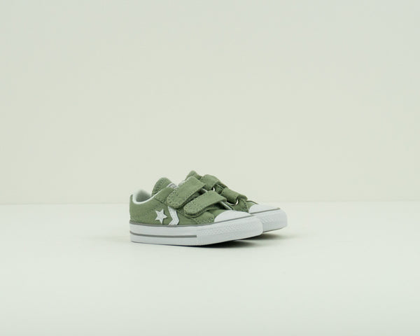 CONVERSE - KID'S SNEAKERS - 756623C STAR PLAYER 2V OX DRIED SAGE WHITE DOLPHIN