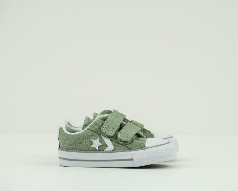 CONVERSE - KID'S SNEAKERS - 756623C STAR PLAYER 2V OX DRIED SAGE WHITE DOLPHIN