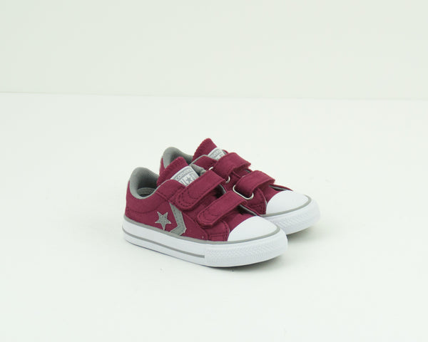 ZAPATILLA DE NENO - CONVERSE - 756626C STAR PLAYER 2V OX RHUBARB DOLPHIN WHITE