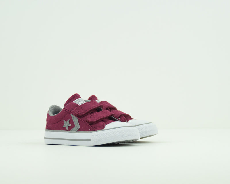 CONVERSE - KID'S SNEAKERS - 756626C STAR PLAYER 2V OX RHUBARB DOLPHIN WHITE