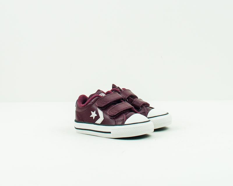 CONVERSE - KID'S SNEAKERS - 762016C STAR PLAYER 2V OX DARK BURGUNDY