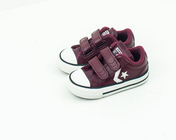 ZAPATILLA DE NENO E NENA - CONVERSE - 762016C STAR PLAYER 2V OX DARK BURGUNDY