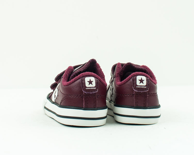 ZAPATILLA DE NENO E NENA - CONVERSE - 762016C STAR PLAYER 2V OX DARK BURGUNDY