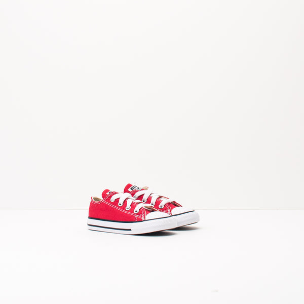 CONVERSE - KID'S TRAINERS - 7J236C CHUCK TAYLOR ALL STAR OX RED INFANT