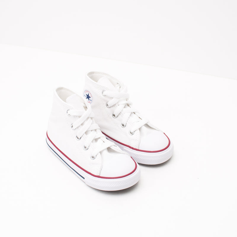 ZAPATILLA DE NENA E NENO - CONVERSE - 7J253C CHUCK TAYLOR ALL STAR HI OPTICAL WHITE INFANT