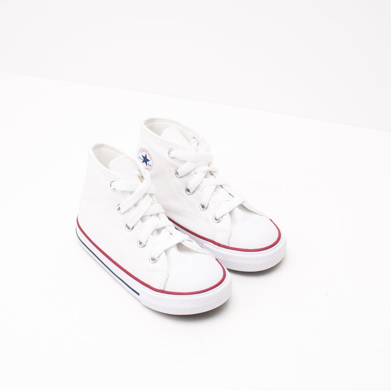CONVERSE - KID'S SNEAKERS - 7J253C CHUCK TAYLOR ALL STAR HI OPTICAL WHITE INFANT