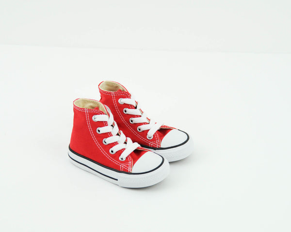 ZAPATILLA DE NIÑA Y NIÑO - CONVERSE - 7J232C CHUCK TAYLOR ALL STAR HI RED INFANT