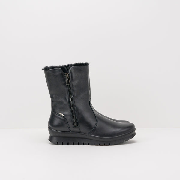 BOTÍN - IGI&CO - DONNA KIA GORE-TEX  NAPPA SOFT NERO