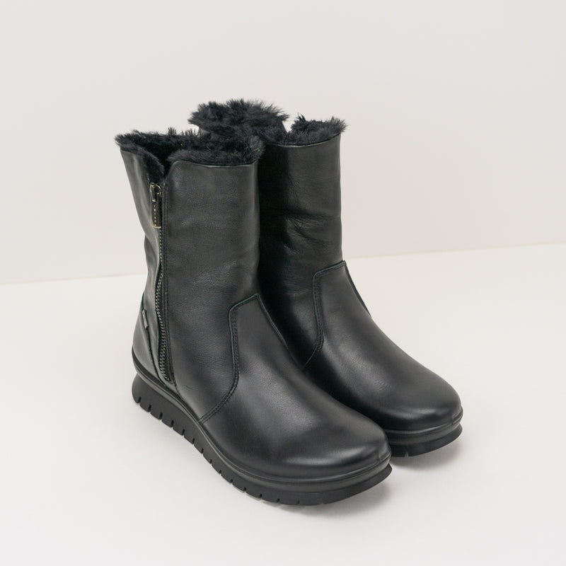BOTÍN - IGI&CO - DONNA KIA GORE-TEX  NAPPA SOFT NERO