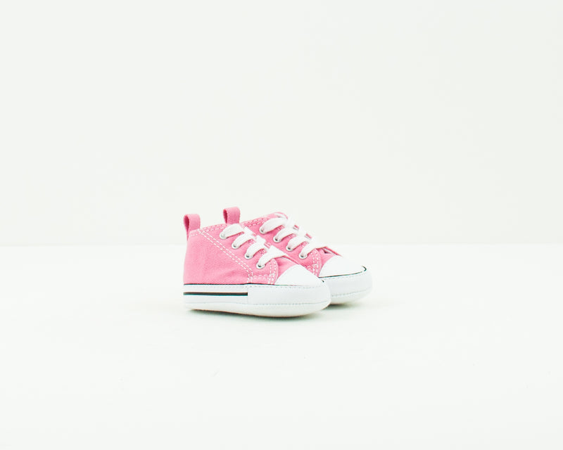CONVERSE KID S SNEAKERS 88871 CHUCK TAYLOR FIRST STAR HI PINK CRIB