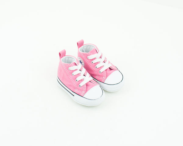 CONVERSE - KID'S SNEAKERS - 88871 CHUCK TAYLOR FIRST STAR HI PINK CRIB