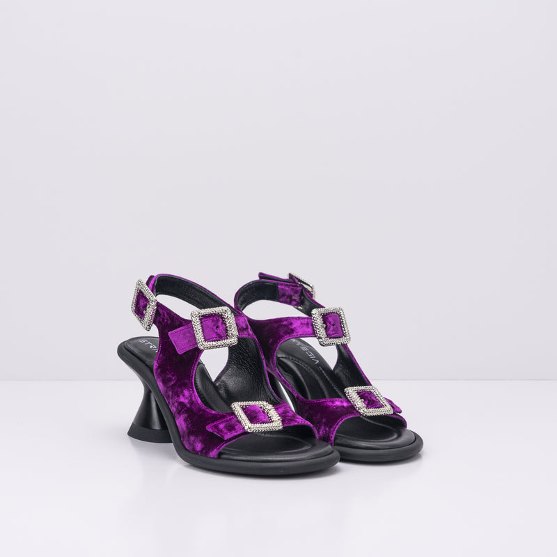 STRATEGIA - VELVET SANDALS - A5419 THOR MAGENTA