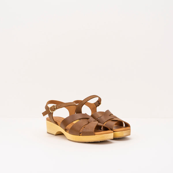 SANDAL - NAGUISA - CALIZA BROWN 