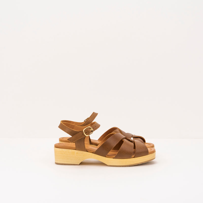 SANDAL - NAGUISA - CALIZA BROWN 