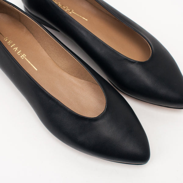 SEIALE -BALLETS PUMPS - CORNIXA BLACK