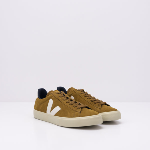 VEJA - SNEAKERS - CAMPO SUEDE CAMEL WHITE CP033160