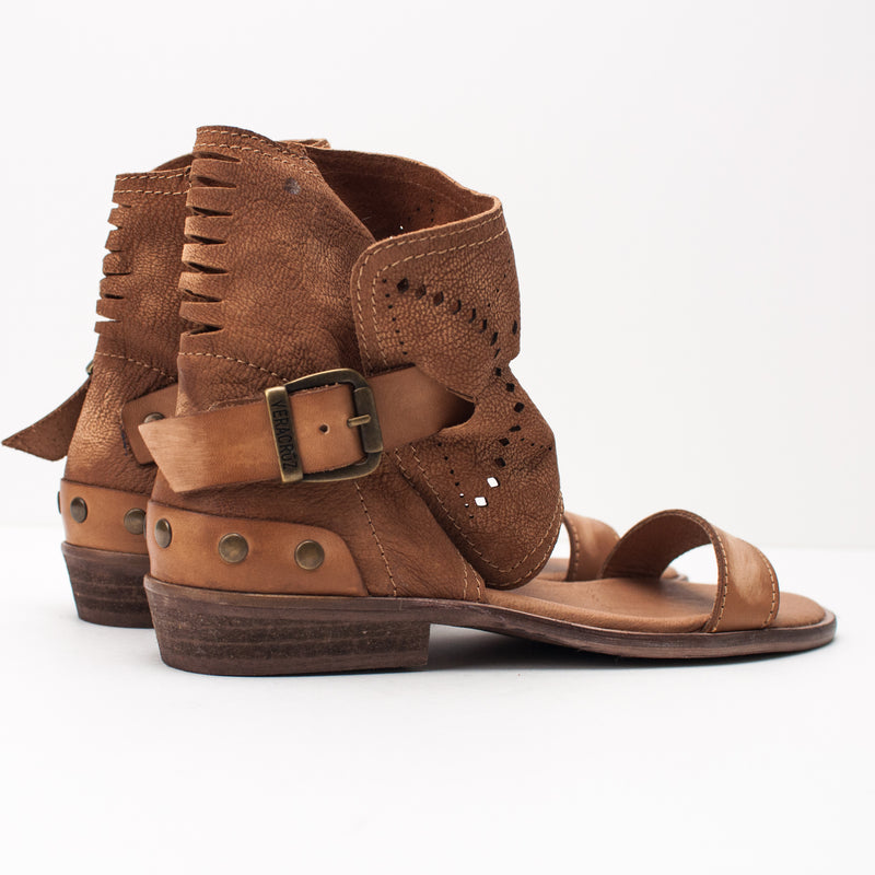 VERACRUZ - LEATHER ANKLE BOOT SANDALS - DEZATE